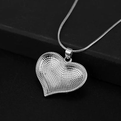 American Flag Heart Pendant