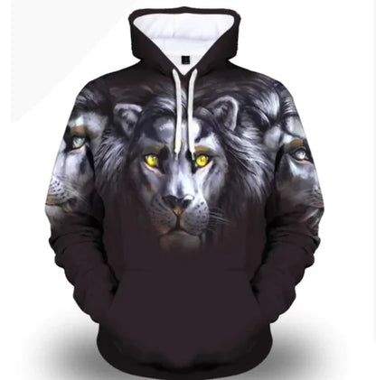 Lion Tiger Hoodies