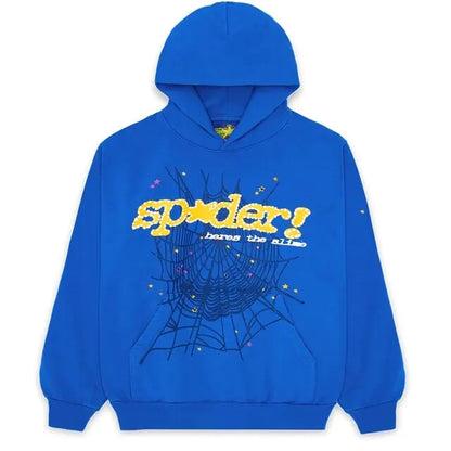 (OG) Spider Letter Prints Hoodies