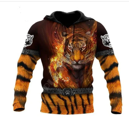 Lion Tiger Hoodies