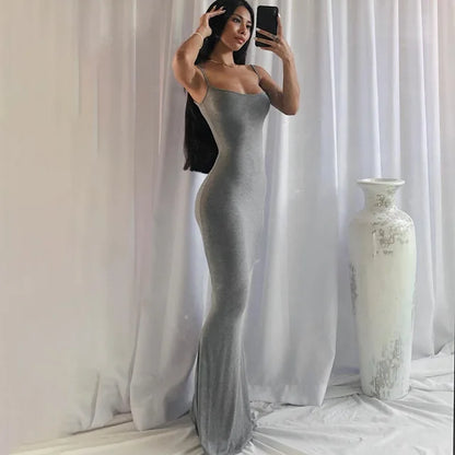 Satin Slip  Maxi Dress