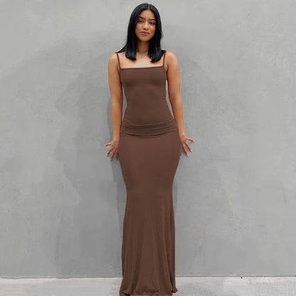 Satin Slip  Maxi Dress