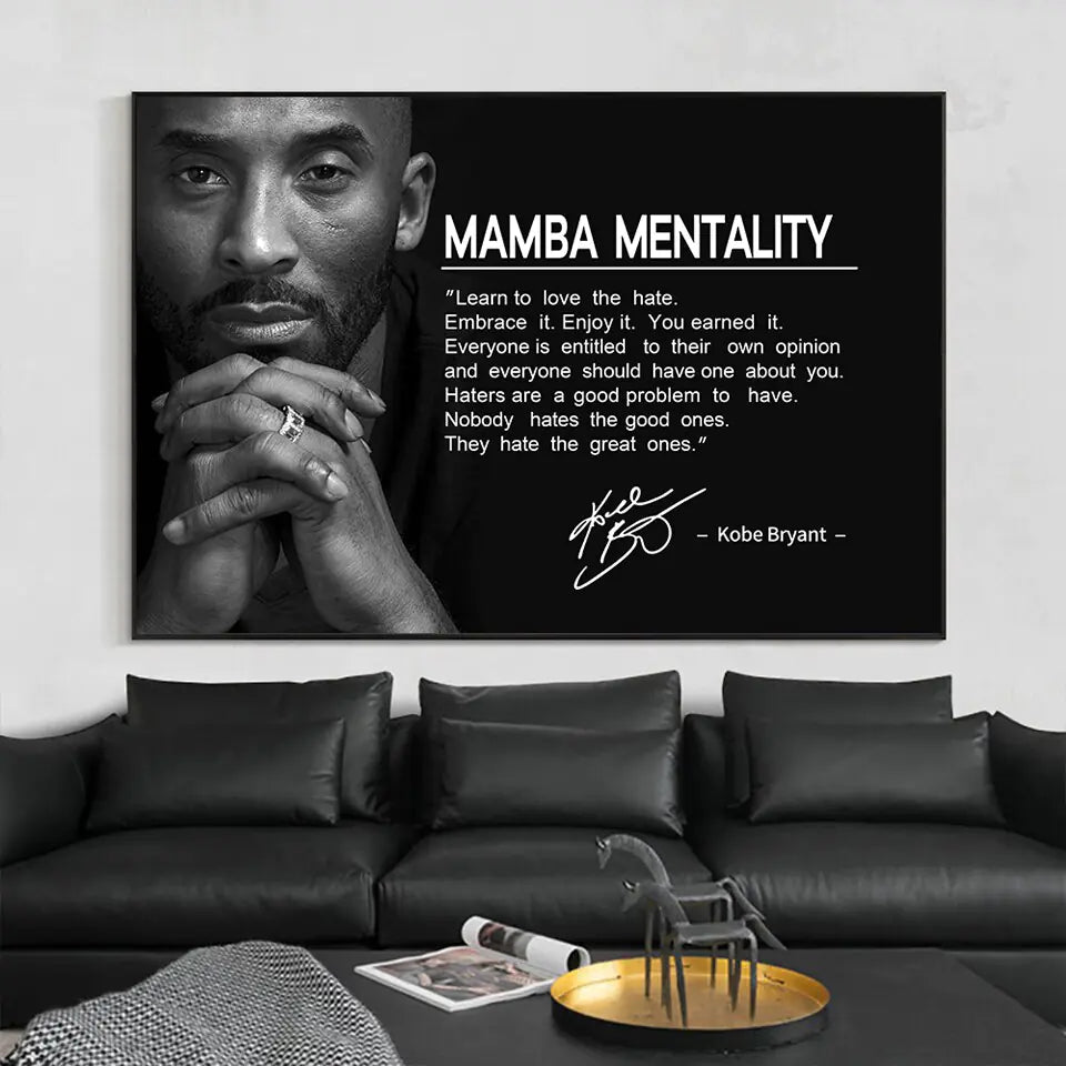 Mamba Mentality Poster