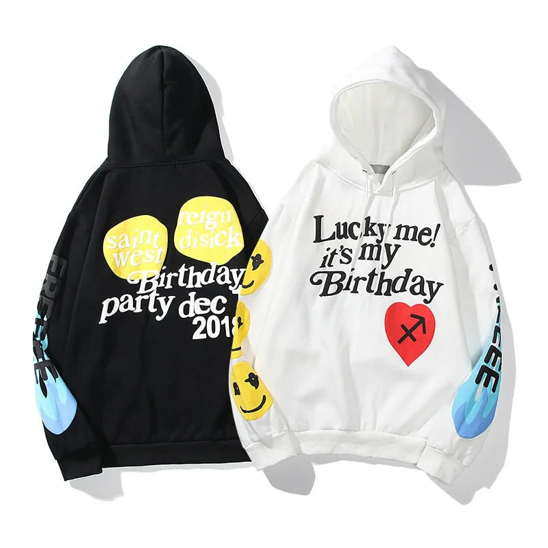 Men's Graffiti Letter Hoodies