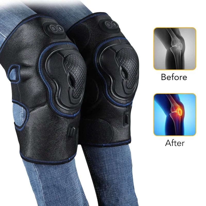 Knee Brace Support Wrap Massager Infrared Heating Hot Therapy