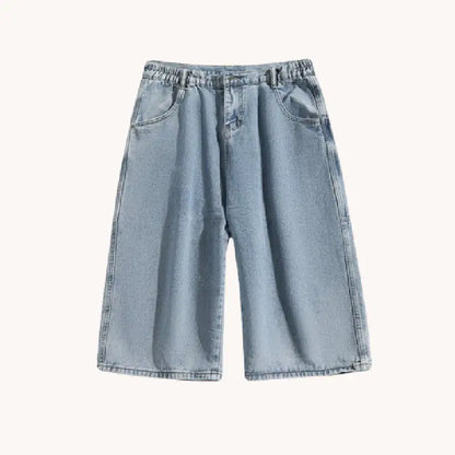 Trendy Baggy Jean Shorts