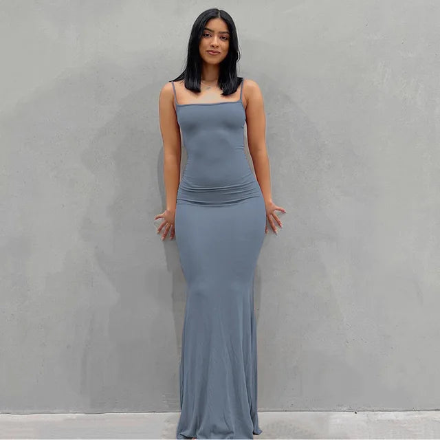 Satin Slip  Maxi Dress