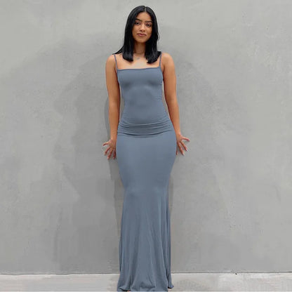 Satin Slip  Maxi Dress