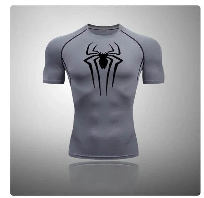 Men's Athletic Compression Shirts spiderman v2