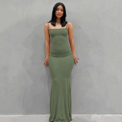 Satin Slip  Maxi Dress