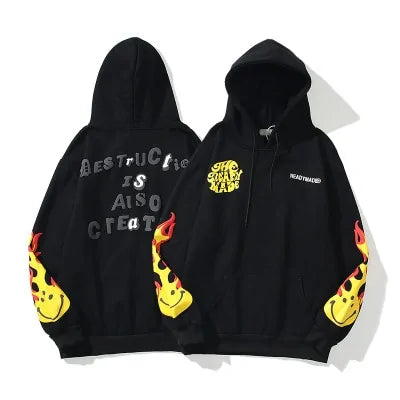 Men's Graffiti Letter Hoodies