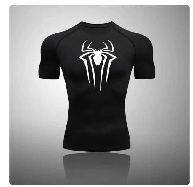 Men's Athletic Compression Shirts spiderman v2