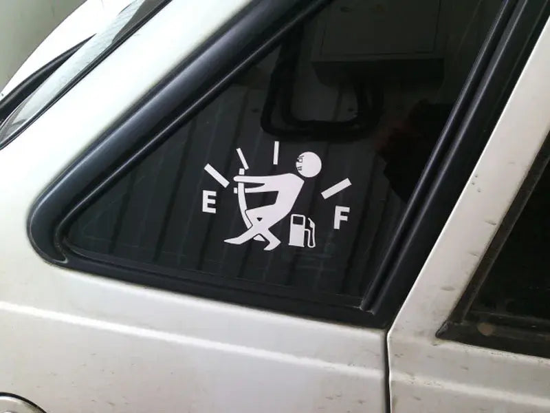 Funny Pull Fuel Tank Car Stickers