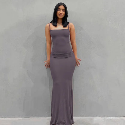 Satin Slip  Maxi Dress